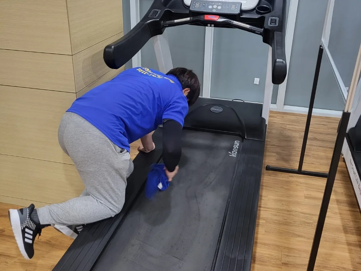 김포시 마산동 피트니스 라커 검사실 위생청소 사례 - 행진크린
